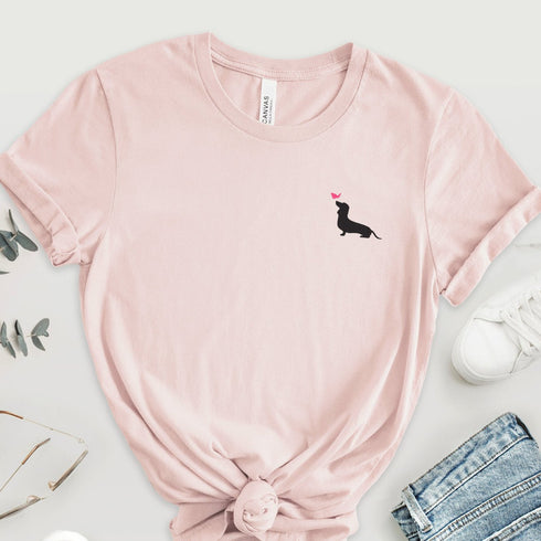 Dachshund T- Shirt for Women - Dachshund Mom Tee